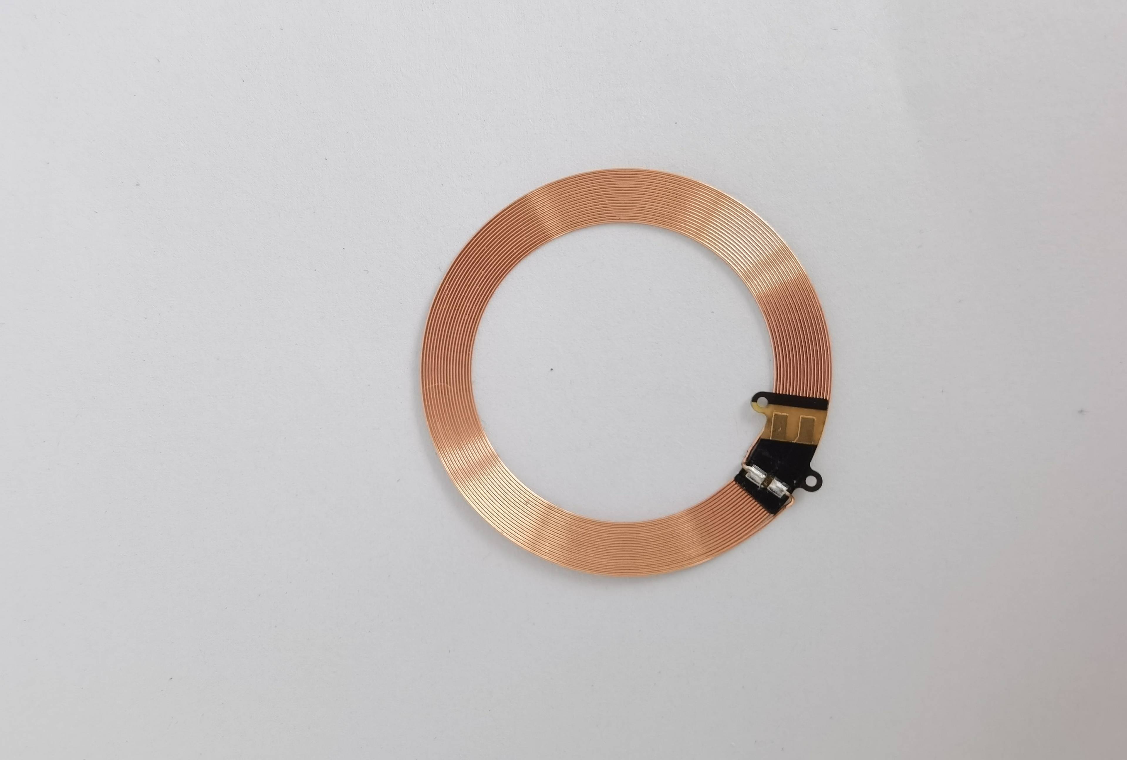 充电线圈漆包线热压焊接工艺样品