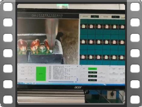 全自动漆包线点焊机焊接